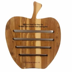 California Redwoods Apple Shaped Trivet Mat Hot
